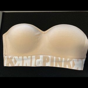 Strapless push up bra